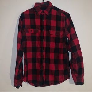 MENS BUFFALO PLAID FLANNEL SMALL